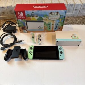 Special Edition Animal Crossing New Horizons Switch Console